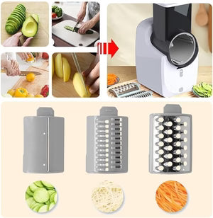 Multifunctional Vegetable Cutter with Interchangeable Blades Ⓢ